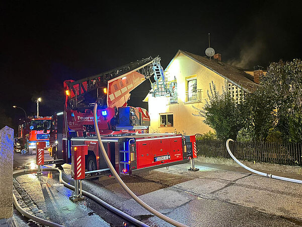 Wohnhausbrand in Steinberg