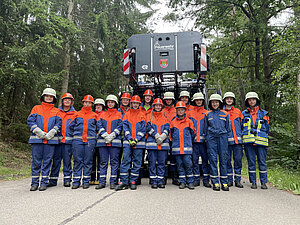 Gruppenbild der Jugendfeuerwehr FF Nittenau