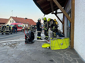 Fire in multi-family house