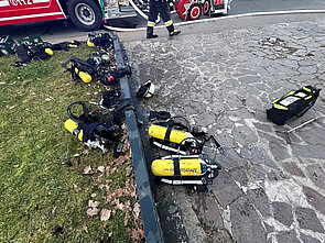 Fire in multi-family house