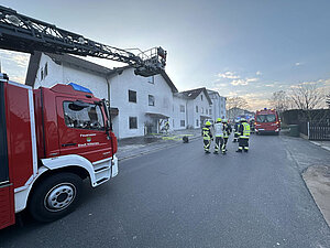 Fire in multi-family house