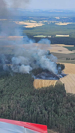 Großer Waldbrand am 11.07.2023