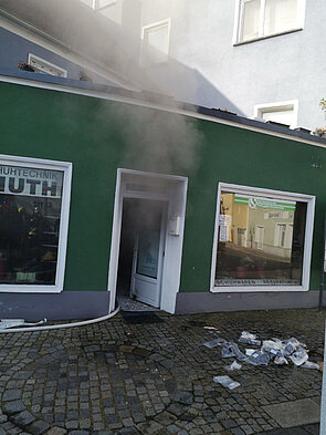 Nittenau Fire Department: fire in shoe store on 03/02/2023