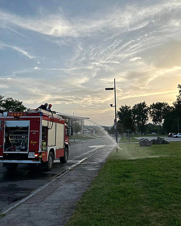 Forest and grass fire practice