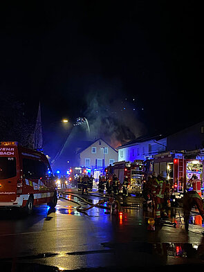 Brand Mehrfamilienhaus