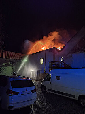 Brand Mehrfamilienhaus